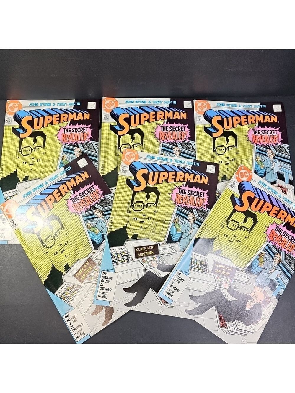 Set Of 6 Superman #2 (Feb 1987, DC) All In Very Good To Like New Condition